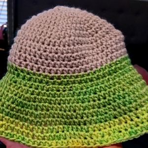 Crochet bucket hats